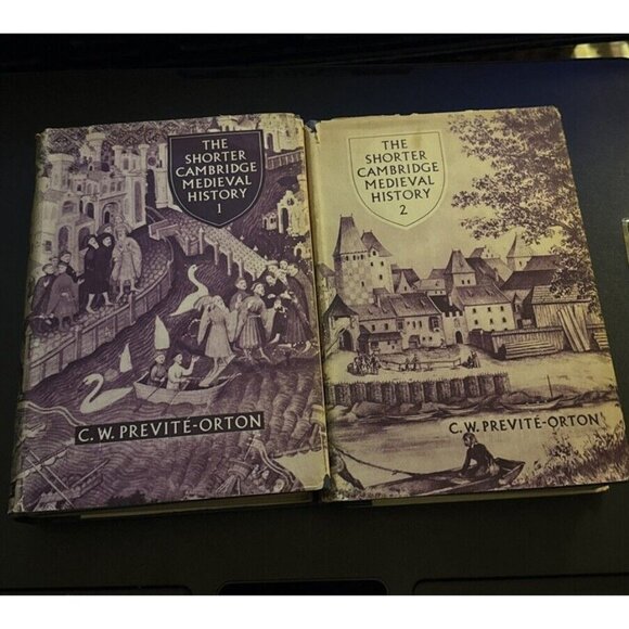 Set Of 2 THE SHORTER CAMBRIDGE MEDIEVAL HISTORY 1952 VOLUMES 1 & 2 ILLUSTRATED - Picture 3 of 16